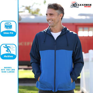 Premium Windbreaker <b>Jacket</b> for <b>Men</b> | Lightweight & Water-Resistant | Fashion-forward Style & Functionality - Product Image 2