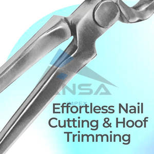 Pince à sabot pour poulain de 9 pouces Outil de maréchal-ferrant en acier inoxydable de qualité supérieure pour le bétail Pince à sabot à une main Sharp Durable - Product Image 4