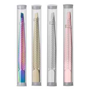 Pinzas profesionales para cejas de acero inoxidable con Etiqueta Privada, juego de herramientas para extensión de pestañas, reutilizables, duraderas, ecológicas, para cejas - Product Image 2