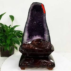 Prix d'usine Grotte <span class=keywords><strong>de</strong></span> cristal géode d'<span class=keywords><strong>améthyste</strong></span> naturelle d'Uruguay pour la prospérité et la protection selon le Feng Shui - Product Image 5