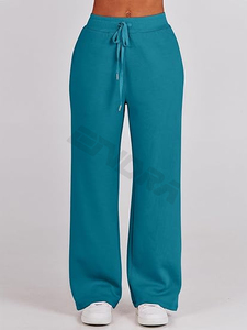 Conjunto de 2 piezas de talla grande para mujer a la moda, sudadera extragrande personalizada y pantalones de chándal sin costuras para primavera - Product Image 6