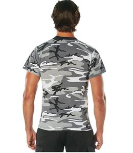 Style Vintage surdimensionné à manches courtes hommes T-Shirt Sublimation imprimé Camo Design t-shirts respirant Camouflage Slim Fit Gym Wear - Product Image 2