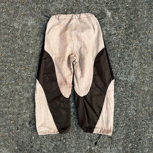 Pantalon thermique unisexe tendance coupe droite avec poches latérales zippées, ajusté, en nylon, séchage rapide, coupe ample - Product Image 2