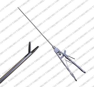 Porte-aiguilles chirurgical laparoscopique manuel de haute qualité et durable, certifié ISO13485, classe I, instrument endoscopique à intervention chirurgicale minimale - Product Image 1