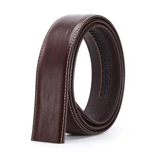 Fabricant de services de conception personnalisés Ceinture en cuir véritable à boucle automatique pour hommes en alliage sans dents - Product Image 5
