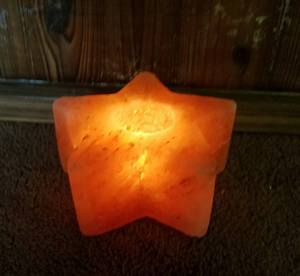 Portavelas de Sal Rosa del Himalaya, Hecho a Mano, Moderno, Resistente al Fuego, Seguro para Revestimiento de Paredes de Cocina y Uso en Villas - Product Image 5