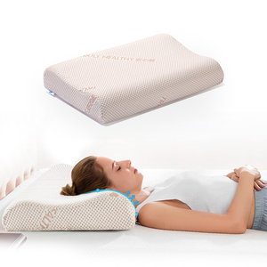 หมอนรองเตียงทำจากโฟมซิลิโคนไส้ใยโพลีเอสเตอร์100% สีขาวนุ่มใส่สบายไม่มีน้ำยาง6D สำหรับใช้ในบ้าน - Product Image 2