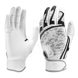 2024 Guantes de bateo de béisbol de cuero OEM para hombres Precio de venta completo para posición de campo exterior - Product Image 1