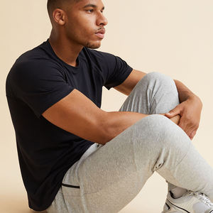 กางเกงผ้ายีนส์ซักได้สำหรับผู้ชายกางเกงวิ่งแบบเรียงซ้อน - Product Image 4