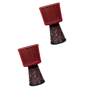 Djembes de caoba crudos hechos a mano, tambor tallado de 12 pulgadas, piel de oveja de 12 ''(diámetro 33 cm/altura 60 cm) ID;7296453 Solobeat - Product Image 1