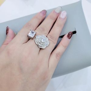 Juego de joyería de cobre para mujer, anillo de piedra CZ, fiesta de moda, odm, oem, obm, joyería, listo para enviar, novedad de 2023 - Product Image 3