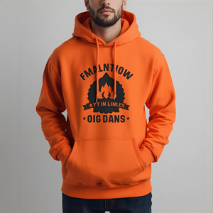 Sudadera con capucha con cordón personalizada del fabricante, sudadera polar de algodón con Capucha ajustable y opciones de impresión de logotipos OEM/ODM - Product Image 1