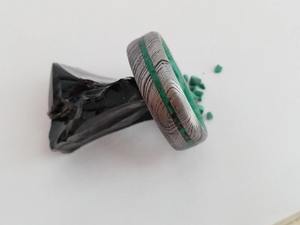 Bague de mariage personnalisable en acier damas, malachite brute, obsidienne, anneaux de mode, couteaux de qualité bricolage, fabricant OEM pour hommes - Product Image 2