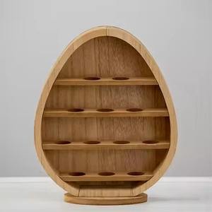 Soporte para huevos de madera de acacia moderno de alta calidad, para el hogar Natural elegante acabado, panadería, cocina, uso - Product Image 3