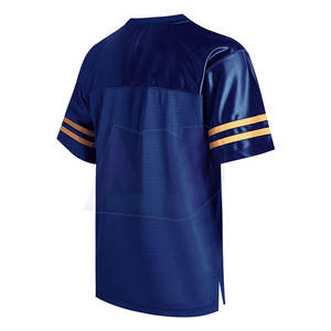 Ensemble d'uniformes de football américain pour hommes, manches courtes, léger, respirant, en spandex et polyester, pour l'entraînement et la compétition - Product Image 3
