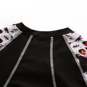 Services <b>Men's</b> Long Sleeve Rash Guard Top Customized Logo <b>Compression</b> Sport Gym Fabric Material Trending Style - Product Image 4