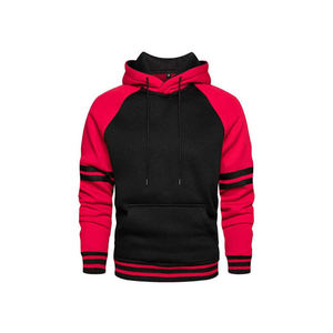 เสื้อฮู้ดแนวลำลองสำหรับผู้ชาย, เสื้อสวมหัวดีไซน์ลายนูนเสื้อสวมหัวสีตัดกันสองชั้นปรับได้มีเชือกผูกสำหรับฤดูหนาวย้อมสีธรรมดา - Product Image 2