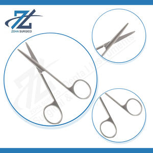 กรรไกรสเตนเลสสตีลทรงตรงยาว114มม. เครื่องมือผ่าตัดจากปากีสถาน - Product Image 4