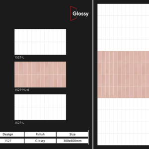 Azulejos de cerámica contemporáneos de 300x600 mm para baño y cocina, con acabado brillante, mate, textura de azúcar tallado, diseño de pared interior de lujo. - Product Image 1
