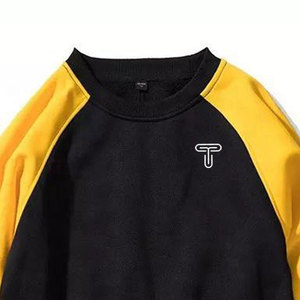 Sweatshirts de superbe qualité personnalisés Sweatshirts techniques teints unis pour hommes Meilleure vente en gros Sweatshirts en coton pour hommes - Product Image 3