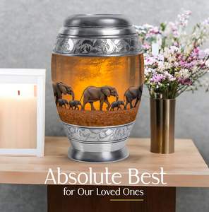 Elephant Adult <b>Urns</b> for Human Ashes for Mom Cremation Adult Ash Women <b>Urn</b> <b>Large</b> Male Adult Custom Size Funeral Supplies <b>Urn</b> - Product Image 3