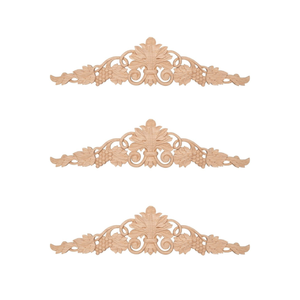Apliques de Madera para Muebles, Decoración de Madera Maciza, Detalles Tallados, Decoración Interior Atemporal - Product Image 1