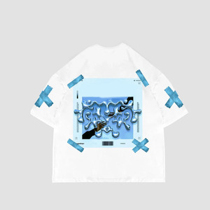 เสื้อยืดผู้ชายทรงครอปไซส์ใหญ่พิเศษสำหรับเด็กผู้ชายเสื้อยืดผ้าฝ้าย250GSM หนาสำหรับผู้ชายโลโก้ออกแบบได้ตามต้องการ - Product Image 4