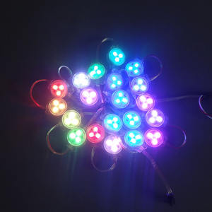 Lumières LED RGB à points de pixels WS2811 DC12V 5050SMD, lumière solaire étanche IP67, certifiées ROHS et CE, dimmables pour l'éclairage extérieur - Product Image 3