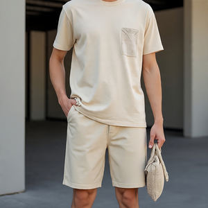 2024 Jogging Running Wear camisetas y pantalones cortos hombres verano Camisetas y pantalones cortos conjuntos de dos piezas ciclismo pantalones cortos conjuntos hombres - Product Image 3