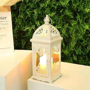 Hot Selling Unique Designed Metal Wire <b>Lantern</b> With <b>Black</b> Finished Indoor Outdoor Wedding Decorative <b>Candle</b> Holder Home Garden - Product Image 3
