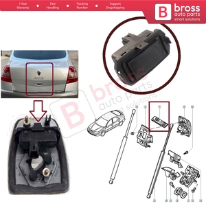 สวิตช์ปลดล็อคฝาท้าย BDP795 รุ่น 98091103 สำหรับรถยนต์ Megane 2 Laguna 2 - Product Image 5