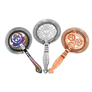 Coctelera de acero inoxidable de alta calidad con filtro de hielo, coladores de barra, herramientas de separación, Material de Metal con logotipo personalizado - Product Image 1