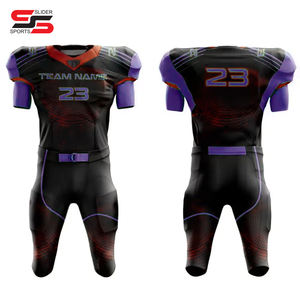 Vêtements de sport personnalisés par sublimation vente en gros d'uniformes de football américain pour adultes - Product Image 5