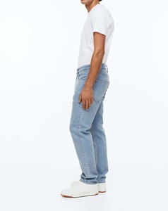 Jeans de Mezclilla Rectos para Hombre, Estilo Vintage, con Doble Capa en las Rodillas, Transpirables, Bordados con Pedrería, Personalizados por el Fabricante - Product Image 3