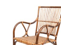 Fauteuil en rotin naturel traditionnel, écologique, pour intérieur et extérieur, hôtel, salon, chambre, villa, chaise tissée de loisirs