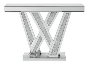 La última mesa de consola de esquina de pasillo superior de cristal de lujo, mesa de consola decorativa para sala de estar con acabado de calidad - Product Image 5
