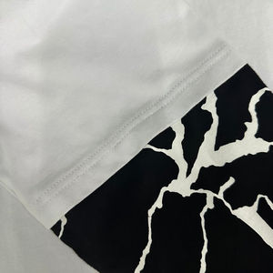 Streetwear personnalisé T-shirt en coton pour hommes impression DTG surdimensionnée à manches longues double couche col en O col rond - Product Image 6