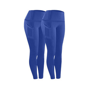 Taille haute Butt Lifting Workout Pants Casual Solid Plus Size Fitness Leggings Running - Product Image 4