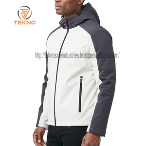 Venta al por mayor de chaqueta personalizada de los hombres táctico de invierno impermeable chaqueta Softshell transpirable de material de poliéster de nylon chaqueta Softshell - Product Image 1