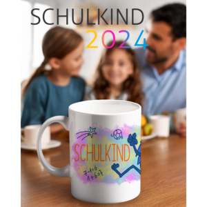 Taza Escolar 2024, Taza de Cerámica Pintada a Mano con Dibujos Animados, Taza de Sublimación para el Regreso a Clases, Accesorio para Estudiantes de Primaria - Product Image 5