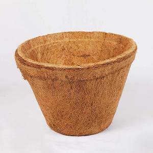 Olla grande de cáscara de coco natural, macetas grandes de fibra de coco para plantas, tamaños personalizados, marca privada, se acepta - Product Image 3