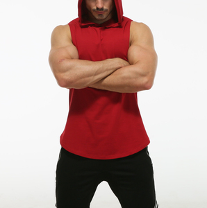 2024gym Hoodie Black Dyed <b>Summer</b> Muscle Fit Men's Workout <b>Hoodies</b> Sleeveless Bodybuilding Muscle Printed logo Men Sleeveless - Product Image 2