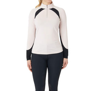 Hauts de sport de compression personnalisés OEM chemise de spectacle équestre à manches longues pour les femmes Offre Spéciale des vêtements d'équitation - Product Image 1