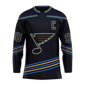 Nouveau Design maillot de Hockey sur glace 100% Polyester maillot de Hockey sur glace respirant séchage rapide vêtements de sport prix de gros SI-IHJ-05 - Product Image 6