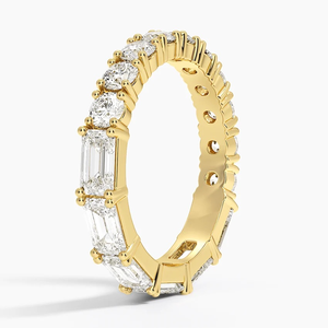 แหวนเพชรโมอิสเพชรสำหรับผู้หญิงสำหรับงานแต่งงานแหวนเพชรเม็ดกว้างสีเงิน925งดงาม - Product Image 2