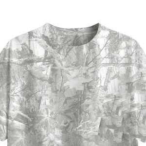OEM Wholesale Unisex 100% Polyester T-<b>Shirts</b> Real Tree Print Jungle Camo Anti-UV <b>Moisture</b>-<b>Wicking</b> Breathable Cardura - Product Image 6