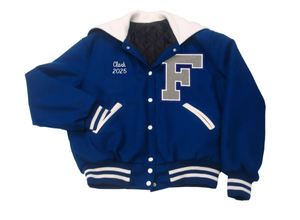 Veste d'université de grande taille pour homme Vestes d'université vierges en gros Veste d'université Letterman unie avec logo personnalisé pour hommes - Product Image 5