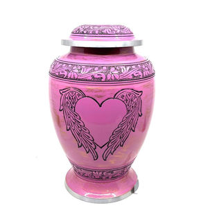 Urna Funeraria de Aluminio Rosa para Cenizas Humanas Adultas, Decorativa, Metálica, para Hombres y Mujeres, Recipiente para Cenizas, Proveedor - Product Image 1