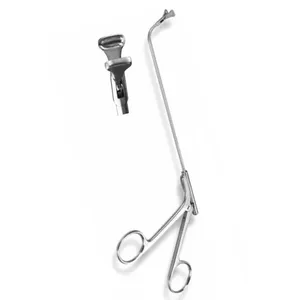 Professional ENT Surgical Forceps Pear-Shaped <b>Cupped</b> Jaw <b>Stainless</b> <b>Steel</b> - Product Image 4