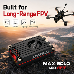 Transmisor de Video RUSHFPV MAX SOLO 5.8GHz 2.5W VTX SmartAudio MMCX 48CH 7-36V para Carreras FPV y Drones de Largo Alcance - Product Image 6